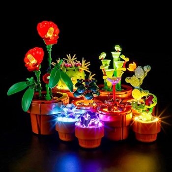 BRIKSMAX Kit d’éclairage à LED pour Lego Icons Les Plantes Miniatures - Compatible with Lego 10329