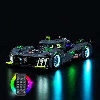 Eclairage à télécommande Lego Technic Peugeot 9X8 24H Le Mans 42156