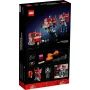 LEGO Optimus Prime Verpackung zeigt roten LKW und Roboter-Transformation mit Zubehör und Set 10302 Details