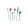 Six fleurs sauvages LEGO avec tiges vertes : lavande violette, lupin violet, pavot rose, gypsophile blanc, sauge bleue et fougère Six fleurs sauvages LEGO avec tiges vertes : lavande violette, lupin violet, pavot rose, gypsophile blanc, sauge bleue et fougère