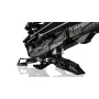 Detailed view of the landing gear and underside of the LEGO Dune ornithopter with folded wings and visible mechanisms Detailed view of the landing gear and underside of the LEGO Dune ornithopter with folded wings and visible mechanisms