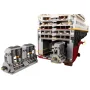 Cross-section view of LEGO Titanic showing engine room with detailed steam engines and boilers Cross-section view of LEGO Titanic showing engine room with detailed steam engines and boilers