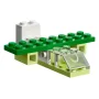 LEGO alligator in green and lime green with white 2x2 brick, detailed build with transparent elements LEGO alligator in green and lime green with white 2x2 brick, detailed build with transparent elements