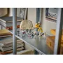 Set battaglia LEGO Star Wars con clone trooper del 327º Corpo, veicolo giallo e accessori militari esposti su scaffale